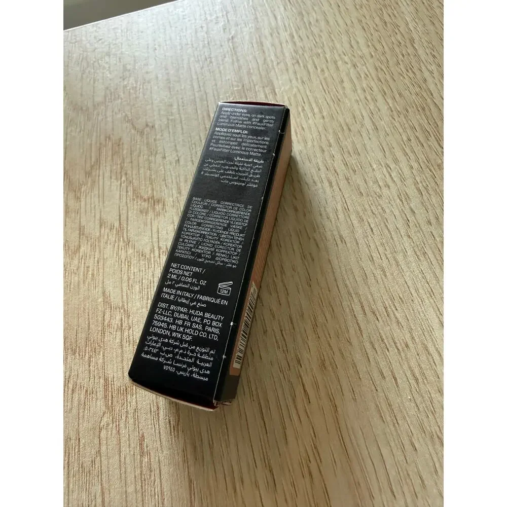$15 New Huda Beauty #FauxFilter Color Corrector Peach Mini Niacinamide Vitamin C